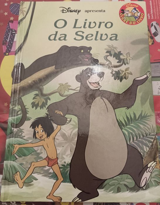 Livros 'Cinderela' e 'O Livro da Selva ' Clube do Livro Disney