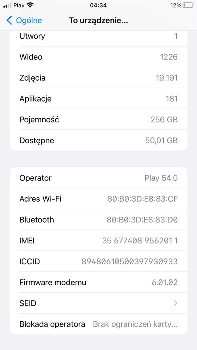 Sprzedam iphone 8 plus