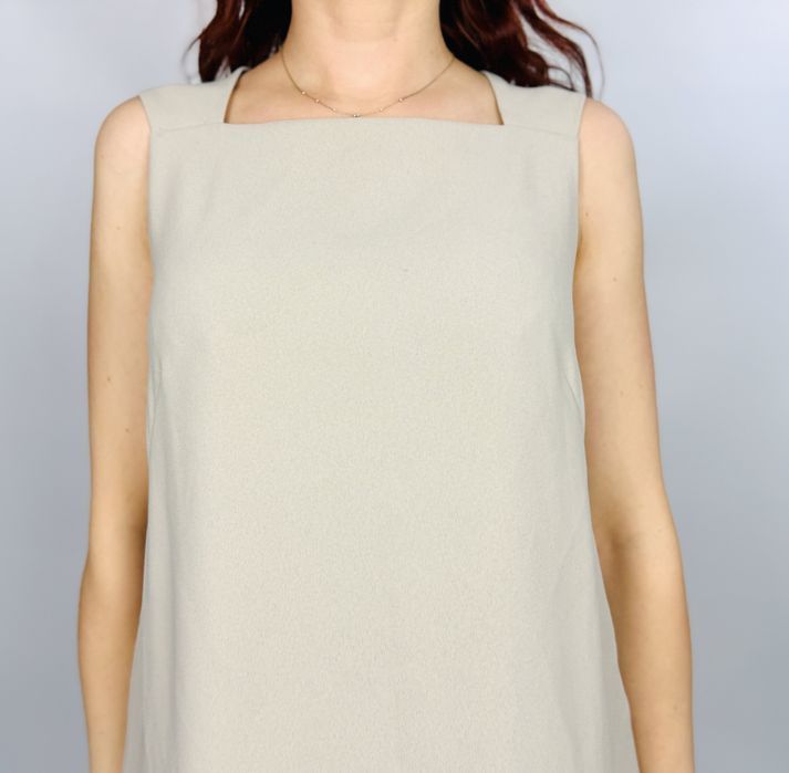 Dwukolorowa sukienka bez rękawów L 40 Marks&Spencer