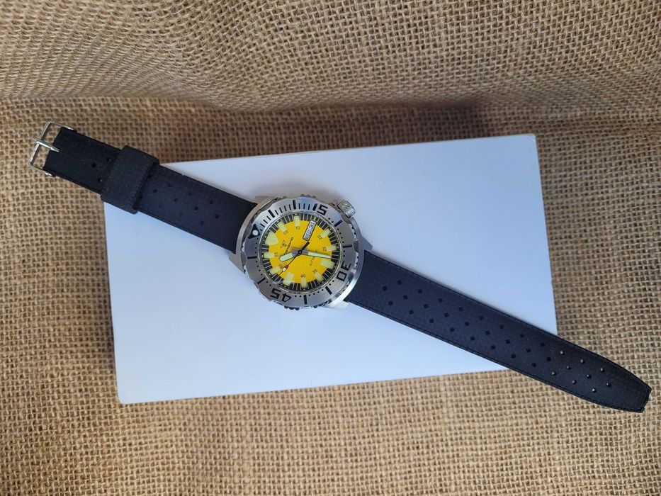 Tandorio 42mm Monster NH36 Automatic Zegarek AR Sapphire Glass