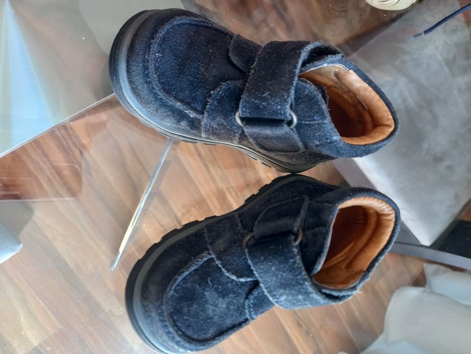 Botas unisexo azul escura baixa de preço