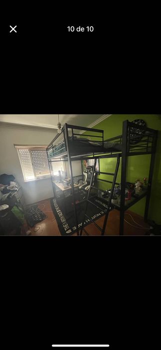 Estrutura de Cama com escada