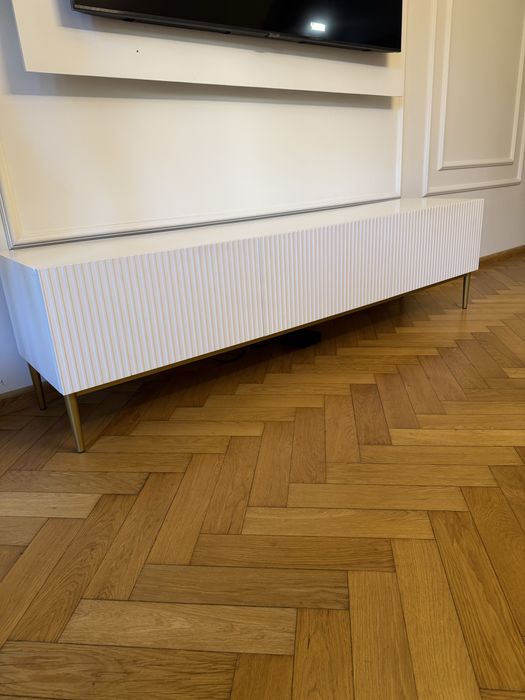 Szafka RTV 200 cm biała