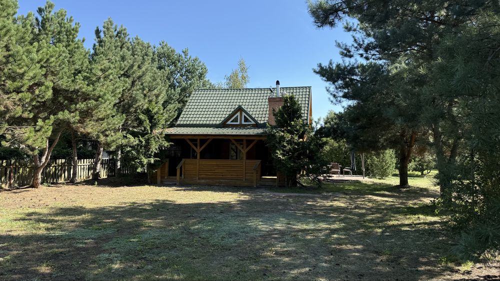 Domek letniskowy samodzielny, las, blisko jeziora, Skrzynki , Goreń
