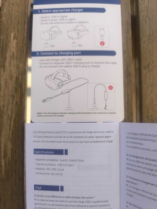 carregador oculos realidade virtual (VR)