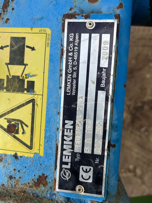 Lemken Europal 9 X, Kverneland LE 85