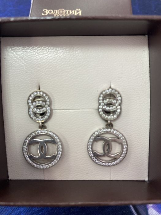 Серьги серебро 925 проба