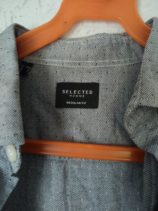 Szara męska koszula