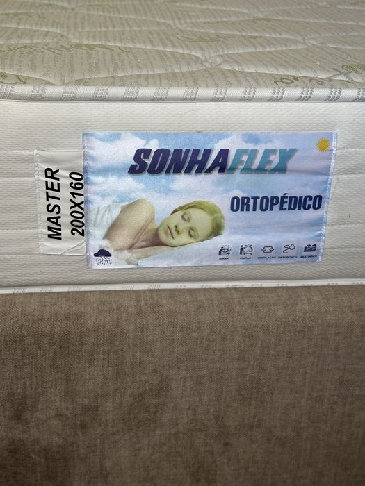 No Colchão Ortopédico SonhaFlex 160x200 – Excelente Estado