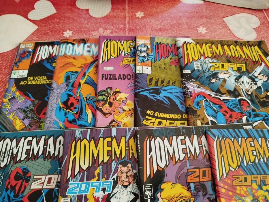 Lote BD Homem-Aranha 2099 + X-Men 2099 (Marvel Brasil / Portugal) – 10 Livros