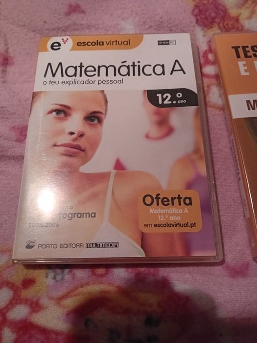 Conjunto de 2 Cds Rom Pc Matemática 12 Ano