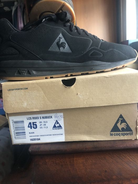 Ténis Le Coq Sportif Pretos Nobuck