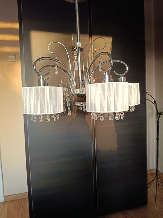 Żyrandol kryształki glamour Italux kryształowy