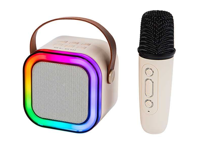 Głośnik Bluetooth KARAOKE RGB 1 mikrofon