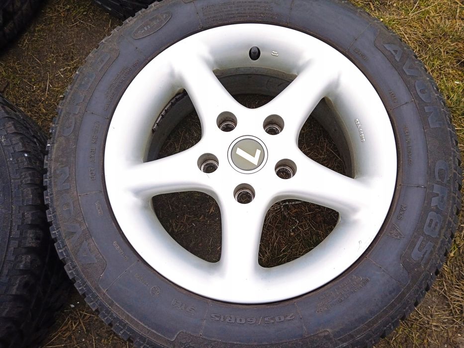 felgi aluminiowe 5x120 bmw 3 e36 e46 z3 e30 7x15 et38 opony zimowe