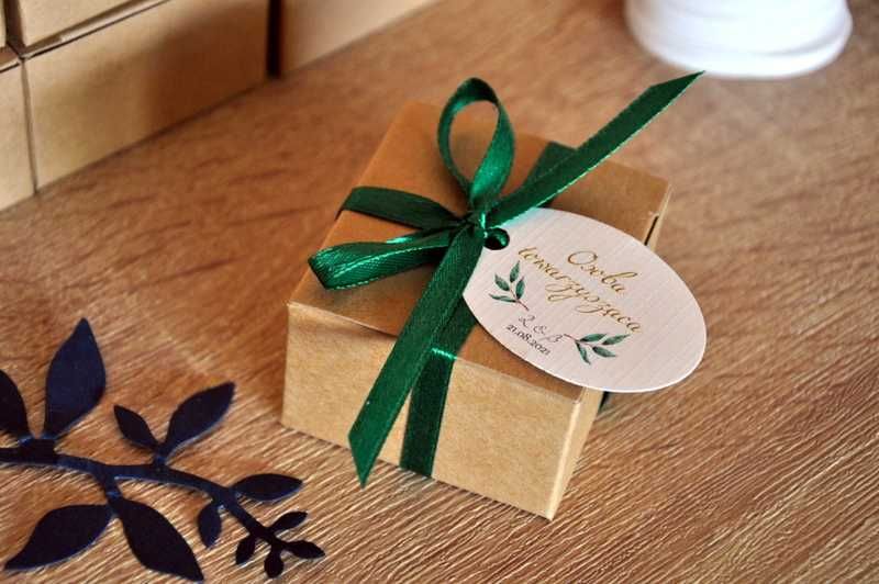 Winietka Pudełeczka na podziękowanie dla gości 2w1