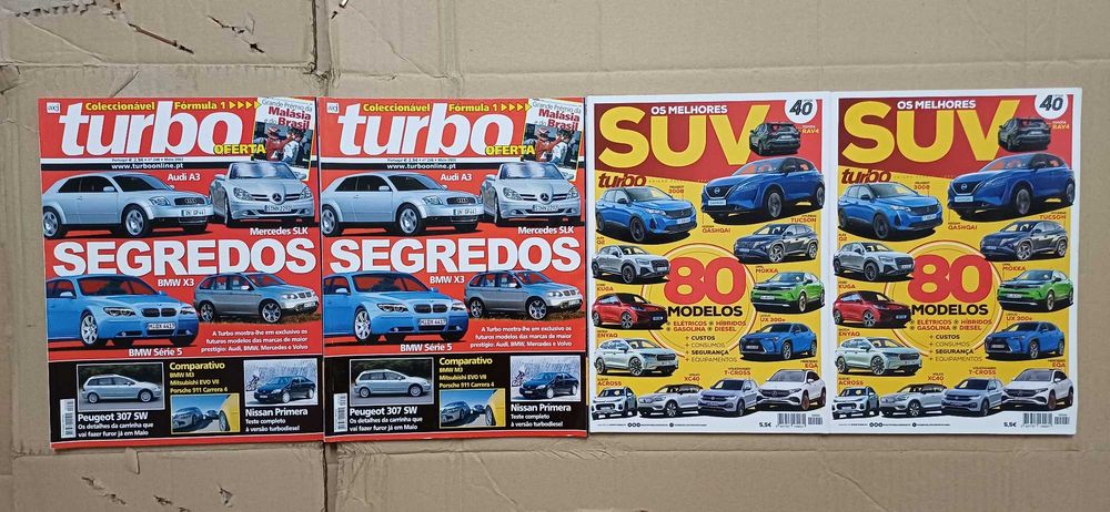 TURBO revistas automóvel