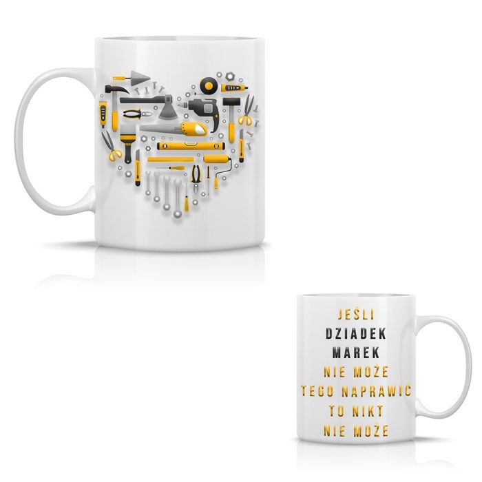 Kubek z imieniem dla dziadka Dzień Dziadka prezent