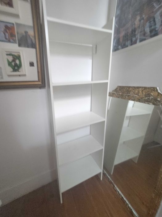 Estante branco longo 160x50