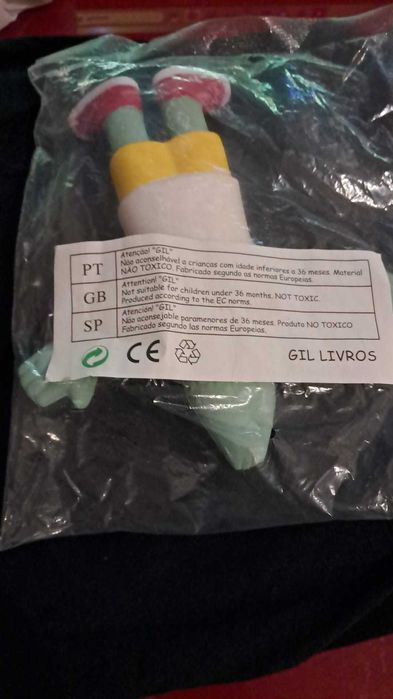 Boneco Gil Livros - Mascote Feira do Livro de Lisboa