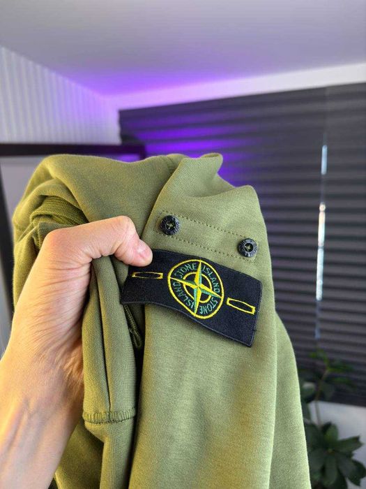 ‼️ХУДІ STONE ISLAND|Демісезонне Худі STONE ISLAND у зеленому|Худи|Худі