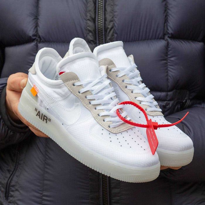 Чоловічі Кросівки Nike Air Force 1 x Off White 41-45 (Оплата при отриманні)