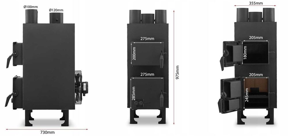 Piec z nadmuchem Nadmuchowy NAGRZEWNICA 15kW + STEROWNIK