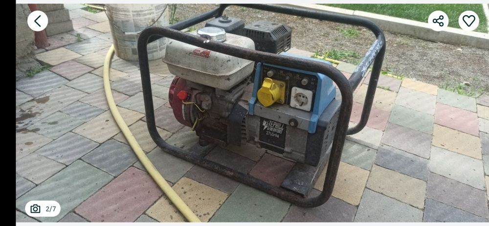 Генератор 2.7 квт 220 вольт