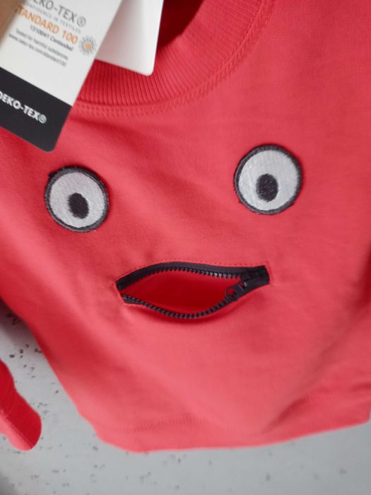 NOWA z metką Bluza z zamkiem r.80