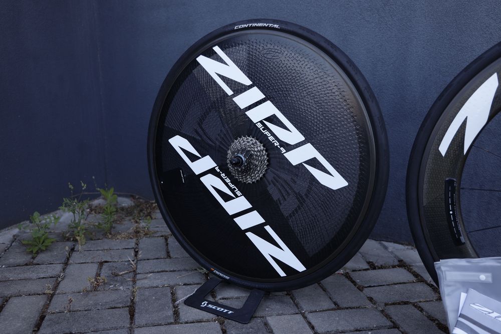 Disco lenticular ZIPP Super-9  + ZIPP 808 Firecrest Carbon | Excelente Estado