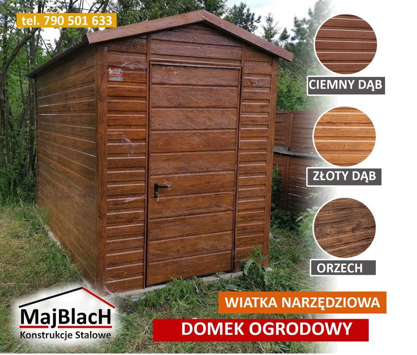 Garaż Blaszany - Schowek na Narzędzia - Wiatka , Magazyn - Maj-Blach