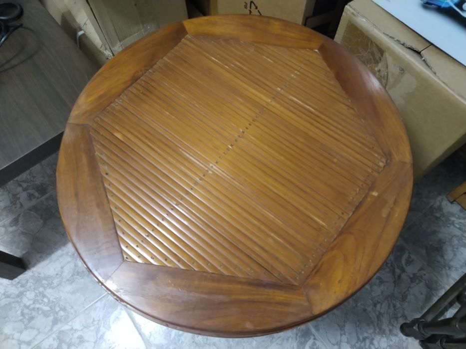 Mesa De Café Com Topo De Cana64586360220929122