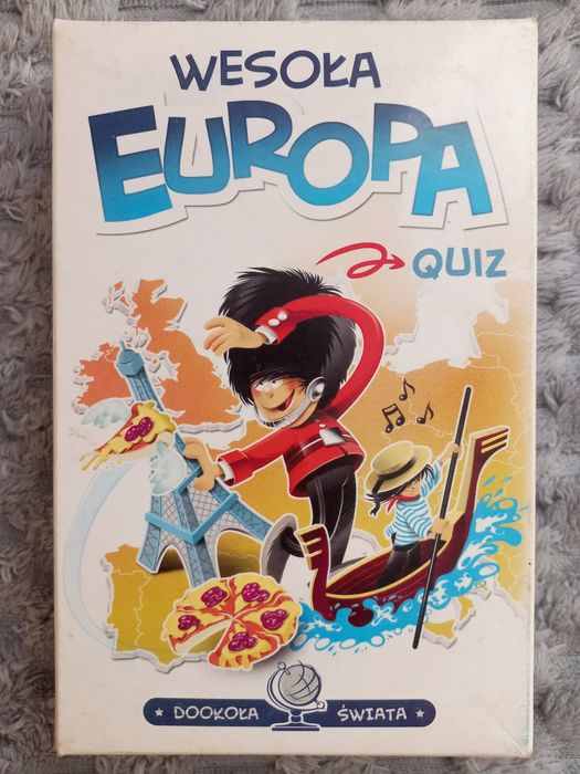 Gra karciana quiz ,,Wesoła Europa"