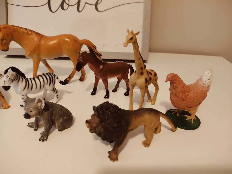 Zestaw figurki zwierzęta