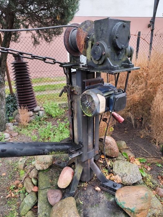 Dźwig 3-fazowy podwórkowy liny stalowe silnik elektryczny