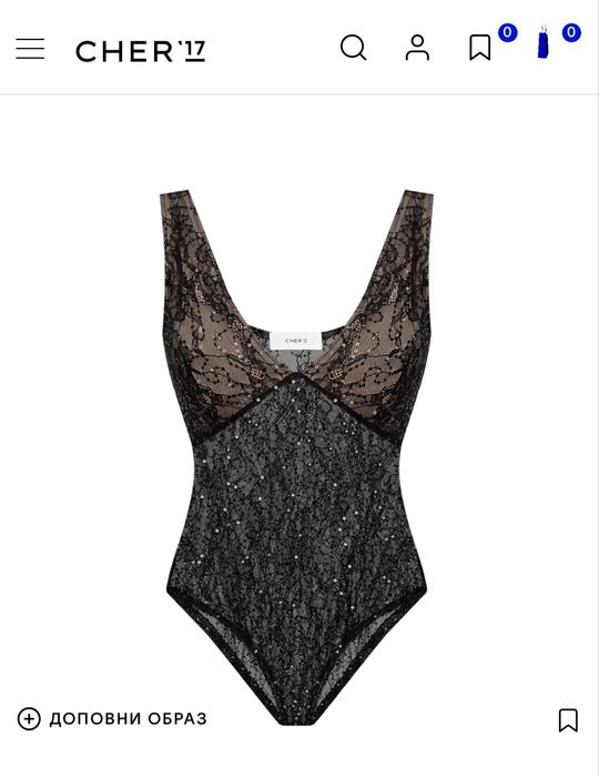 Мереживний боді Cher’17, новий з етикеткою
