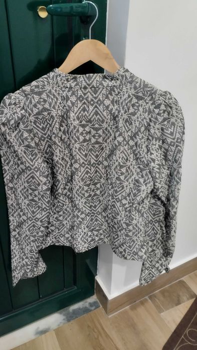 Blazer preto e branco