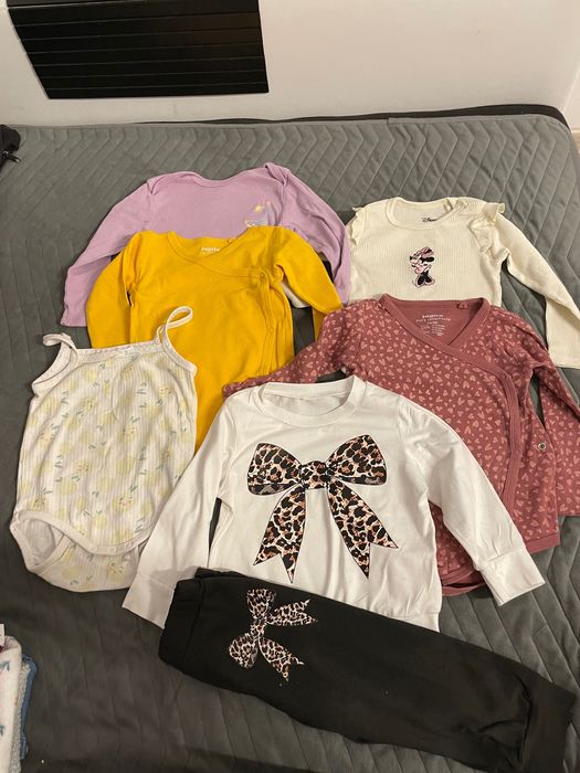 Paka ciuchów dla dziewczynki 65 sztuk rozmiar 80