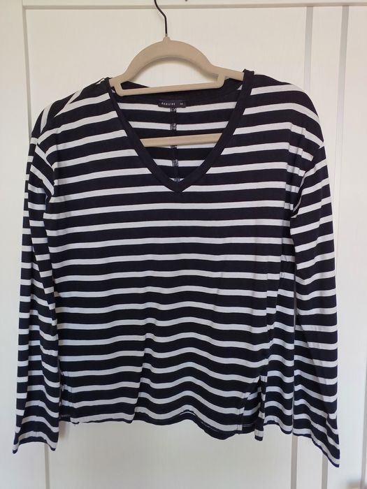 Medicine bluzka oversize czarna w paski białe rozmiar XS oversize