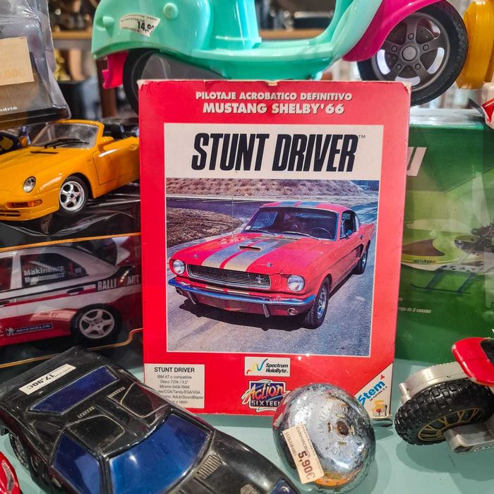 Jogo Stunt Driver (PC, 1992) – Edição em Disquete 3.5” – Completo