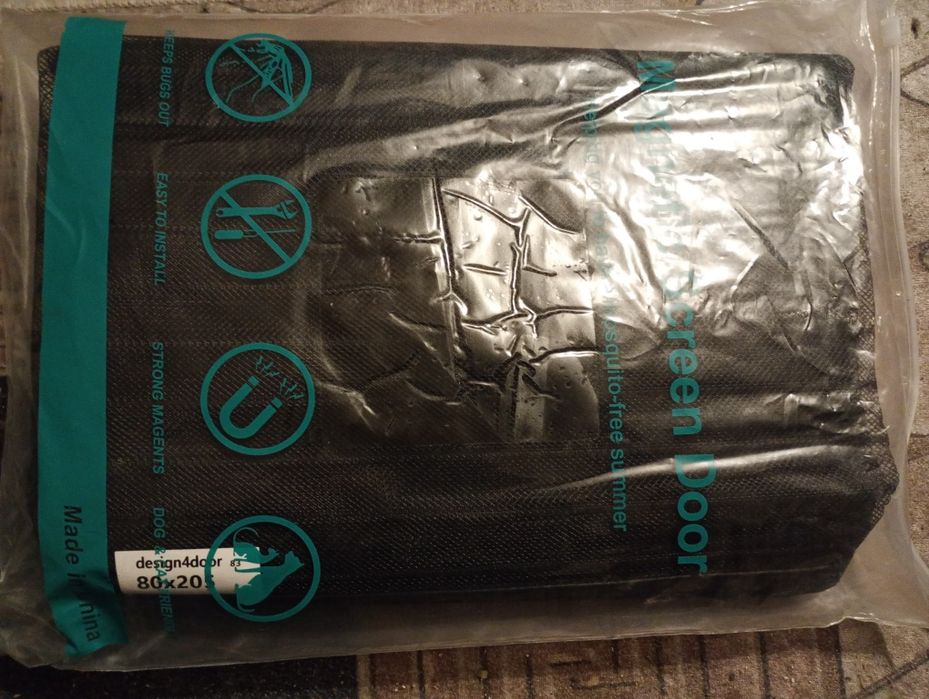 Moskitiera do drzwi balkonowych i wejściowych na magnesy