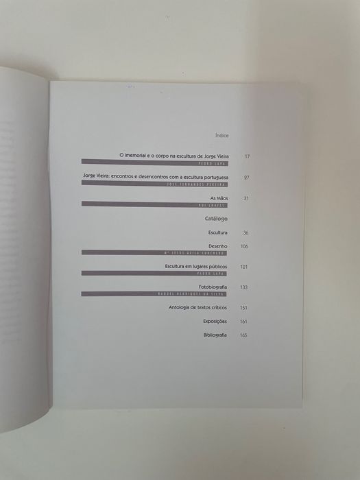 Jorge Vieira, Museu do Chiado, 1995, Primeira Edição