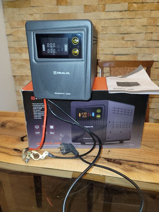 Джерело безпребійногоживлення REAL-EL Reserve-500