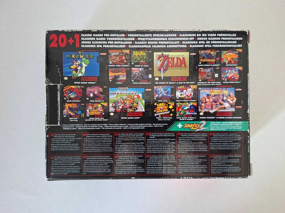 Nintendo Classic Mini Super Nintendo SNES *Em caixa*