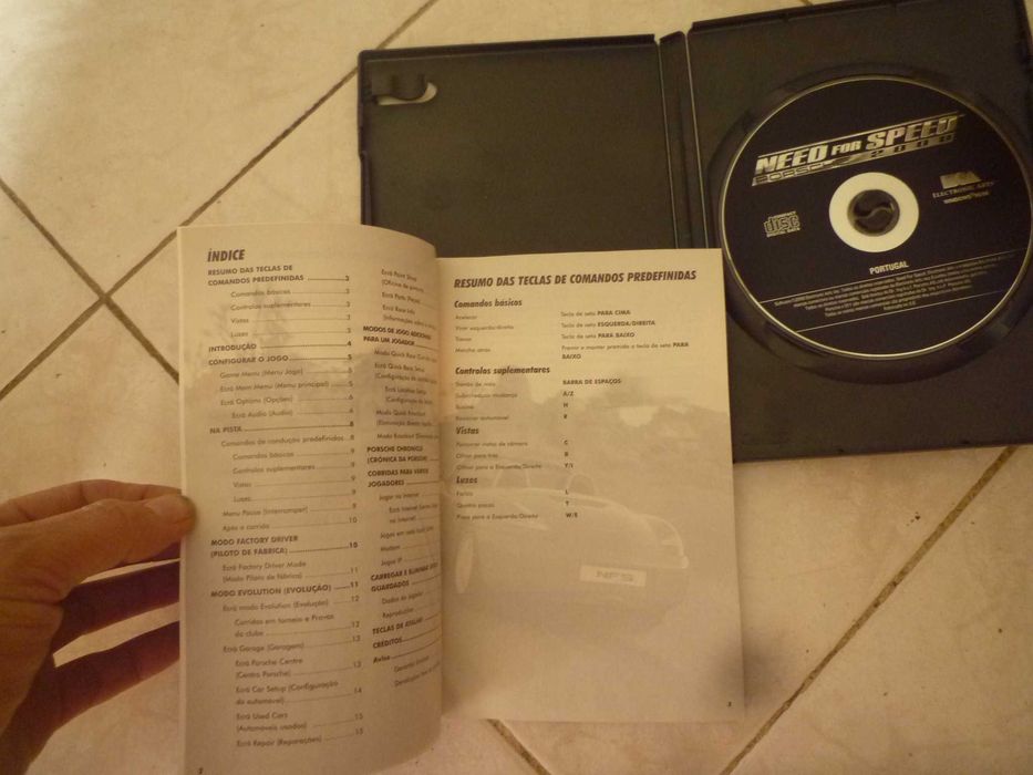 Need for Speed Porsche PC CD-Rom Classics jogo Raro com manual