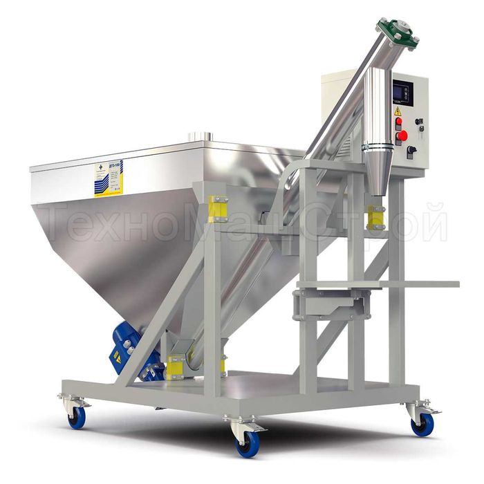 Ваговий шнековий дозатор "ДТЗ-100" (Нержавіюча сталь)