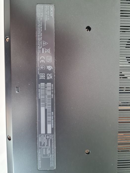 Ноутбук ігровий Acer nitro V15 rtx4050 i5-13420h 165hz 16/512 ssd бу 4% знос батареї