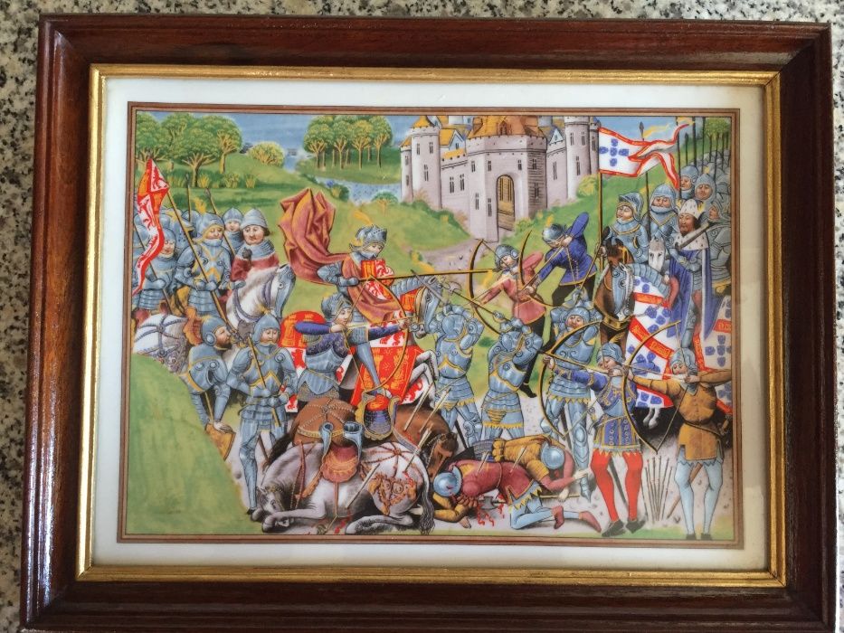 Duas gravuras em porcelana Vista Alegre - edição limitada