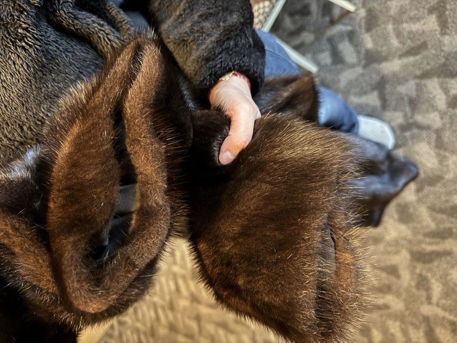 Шуба норкова, натуральна