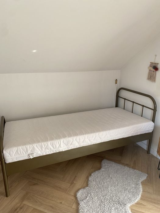 Złote łóżko dziecięce retro Vipack 90x200